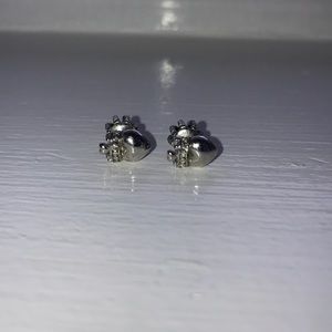 Silver juicy couture stud earrings